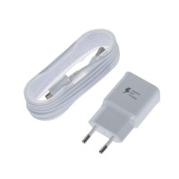 Сетевое зарядное устройство Samsung 2A, microUSB (EP-TA20EWEUGRU) White Сетевое зарядное устройство Samsung 2A, microUSB (EP-TA20EWEUGRU) White